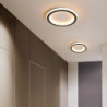 led loftslampe 1-lys 20cm ringdesign indbygningslys silicagel aluminium loftslampe til korridor veranda bar kreativ loft balkonl