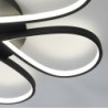 led loftslampe lotus design loftslampe moderne kunstnerisk metal akryl stil trinløs dæmpning soveværelse malet finish lyser kun