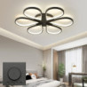 led loftslampe lotus design loftslampe moderne kunstnerisk metal akryl stil trinløs dæmpning soveværelse malet finish lyser kun