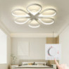 led loftslampe lotus design loftslampe moderne kunstnerisk metal akryl stil trinløs dæmpning soveværelse malet finish lyser kun
