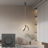 led pendel dæmpbar 1/3 hoved moderne køkkenø lysarmatur, justerbar pendel belysning til køkkenø led lysekrone til spisestue sove