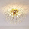 50cm pendel led lanterne design flush mount lys metal messing traditionelt / klassisk fyrværkeri