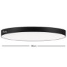 30cm led loftslampe basic moderne mat multi-skærm dæmpbare flush mount lys plast skål malet finish ac