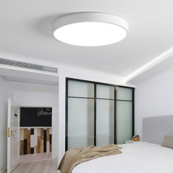 30cm led loftslampe basic moderne mat multi-skærm dæmpbare flush mount lys plast skål malet finish ac