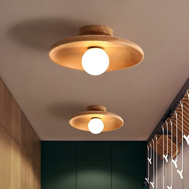 led loftslamper 18cm entre lys gang lys aluminium krystal vintage stil stilfuld nordisk stil pære medfølger ikke
