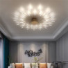 moderne loftslampe, nem at installere, planmonteret loftslampe akryl lampeskærm lysekrone, til børneværelse, soveværelse, stue,