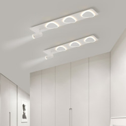 1set 50W 60W 80W 72 LED Perler Kreativ Dæmpbar Let Instalation Loftslys Panellamper Smarte lys Naturlig hvid 85-265 V Loft Komme