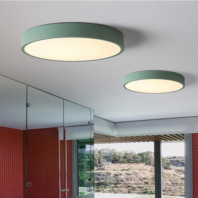 led loftslampe macaron dæmpbar 40cm/50cm/60cm Loftlampe til stue soveværelse kontor