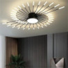 128 cm enkelt design loftslamper metal led nordisk stil