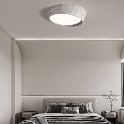 led loftslampe harpiks varm hvid/hvid 50cm loftslampe til stue soveværelse kontor