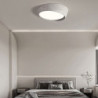 led loftslampe harpiks varm hvid/hvid 50cm loftslampe til stue soveværelse kontor