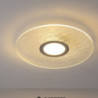 45cm led loftslamper ice crack design metal malet finish moderne