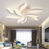 led loftslampe soveværelse lys app kontrol med trinløs dæmpning akryl loft panel lampe unik minimalistisk stue blomster design
