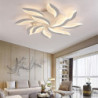 led loftslampe soveværelse lys app kontrol med trinløs dæmpning akryl loft panel lampe unik minimalistisk stue blomster design