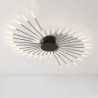 128 cm klynge design loftslamper led 42-lys nordisk stil metal lakerede finish moderne