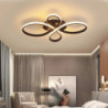 1-lys 60/80cm loftslampe led geometriske former flush mount lys metal malede finish moderne nordisk stil kontor stue kun dæmpbar