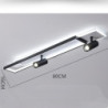 led loftslampe 80/100cm dæmpbare geometriske former indbygningslamper aluminium moderne stil stilfulde geometriske malede finish