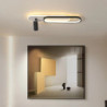 led loftslamper dæmpbare til stue 80cm spots loftslamper sort drejelig skinnebelysning tre-farve dæmpende loftspots 3 vejs til t