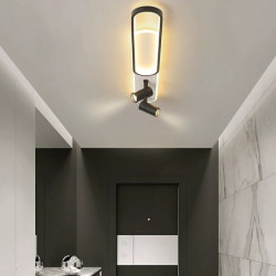 led loftslamper dæmpbare til stue 80cm spots loftslamper sort drejelig skinnebelysning tre-farve dæmpende loftspots 3 vejs til t