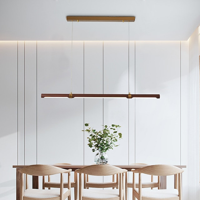 100cm Justerbar LED Pendel – Moderne linjedesign i metal & akryl