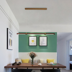 100cm Justerbar LED Pendel – Moderne linjedesign i metal & akryl