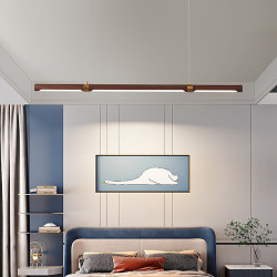 100cm Justerbar LED Pendel – Moderne linjedesign i metal & akryl