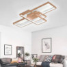 led loftslampe moderne geometrisk mønster 90cm 3-lys lineær planmontering ambient Lys metal aluminium varm hvid kold hvid dæmpba