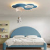dæmpbar led loftlampe til børneværelse, kreativ enkelhed skyer fly lys soveværelse tegneserie loftslampe med fjernbetjening