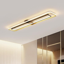 led loftslampe 40 60 80 100cm geometriske former indbygget lys metal kunstnerisk stil moderne stil stilfuld malet finish førte m