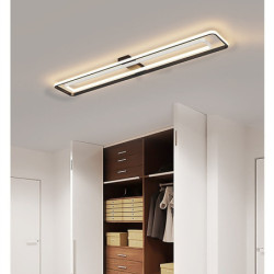led loftslampe 40 60 80 100cm geometriske former indbygget lys metal kunstnerisk stil moderne stil stilfuld malet finish førte m