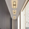 led loftslampe 40 60 80 100cm geometriske former indbygget lys metal kunstnerisk stil moderne stil stilfuld malet finish førte m