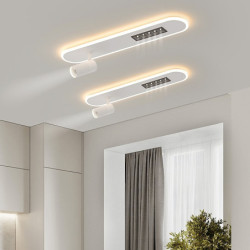 1set 60W 80W 45w 72 LED Perler Kreativ Dæmpbar Let Instalation Loftslys Panellamper Smarte lys Naturlig hvid 85-265 V Loft Komme