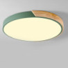 40cm geometriske former indbygningslamper metalmalede overflader førte nordisk stil