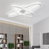 90cm dæmpbare flush mount lys pvc moderne stil klassisk stilfuld sort moderne nordisk stil