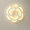 42/52 cm roseformet led loftslampe romantisk enkel moderne soveværelse hovedrum belysning stue belysning blomsterdesign