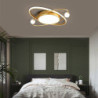 50/60cm ledet loftlampe guld planet design moderne geometriske figurer indbyggede lys metal malede finish juledekoration