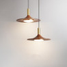 hængende lysarmaturer led pendel industriel enkel pendel i massivt træ restaurant cafe bar boligindretning loft hængelampe juste
