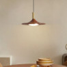 hængende lysarmaturer led pendel industriel enkel pendel i massivt træ restaurant cafe bar boligindretning loft hængelampe juste