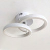 1-lys 24cm led loftslampe cirkulært design enkel ring korridorlampe aluminium til soveværelseslampe gæsteværelse balkon 220-240