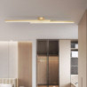 minimalistisk loftslampe lang stribe semi flush monteret loftslampe, moderne lysekroner lineære tæt-til-loft lys til stue sovevæ