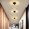 led loftslampe 1-lys 23cm ringdesign indbygningslys metal loftslys til korridor veranda bar kreativ loft balkonlamper varm hvid/