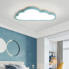 led loftslamper farve skyer formet dæmpbar børneværelse forsænket loftslampe metal træ baby værelse belysningsarmatur til drenge