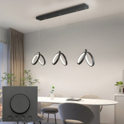 led pendel dæmpbar 1/3 hoved moderne køkkenø lysarmatur, justerbar pendel belysning til køkkenø led lysekrone til spisestue sove