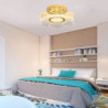 led loftslamper blomsterform lysekrone 45cm cirkeldesign, moderne led loftslamper til stuelampe akryl soveværelse studie varm be