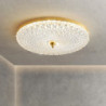 50cm geometriske former loftslamper kobber messing led nordisk stil