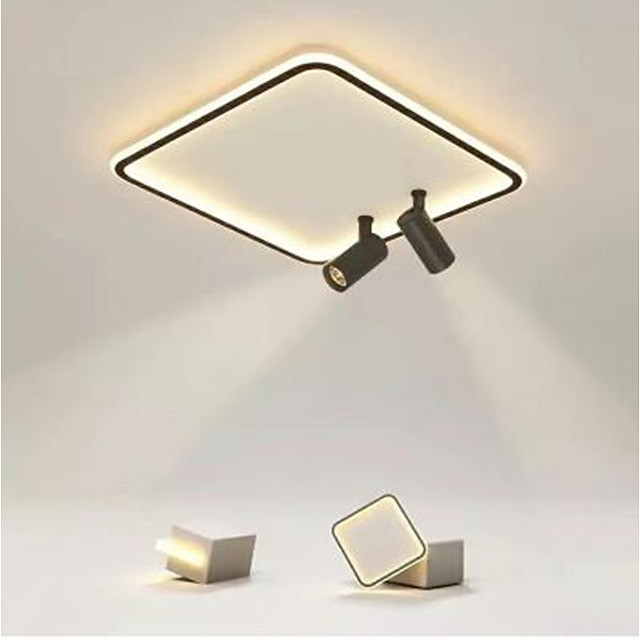 led loftslys med spotLys til soveværelse rund/firkantet studie barn showroom stue moderne indendørs spotLys lamper glans armatur