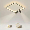 led loftslys med spotLys til soveværelse rund/firkantet studie barn showroom stue moderne indendørs spotLys lamper glans armatur