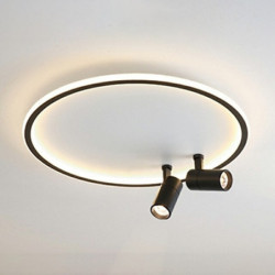 led loftslys med spotLys til soveværelse rund/firkantet studie barn showroom stue moderne indendørs spotLys lamper glans armatur