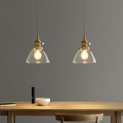 led pendel ø lys 1-lys 15cm kobber glas pendel led slankt enkelt design ø lys moderne stil restaurant butikker / cafeer stue lys