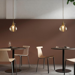 led pendel ø lys 1-lys 15cm kobber glas pendel led slankt enkelt design ø lys moderne stil restaurant butikker / cafeer stue lys